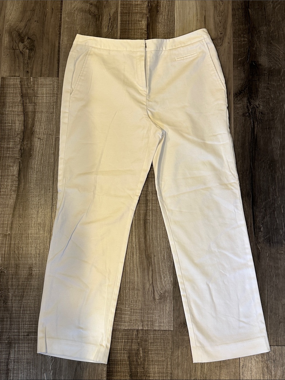 Charter Club Women's Cream Chino Pants